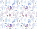 Frozen II - Forest Scenic White by Disney from Springs Creative Fabric