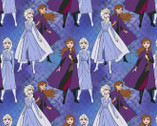 Frozen II - Anna Elsa Standing by Disney from Springs Creative Fabric