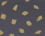 Luxe OXFORD Metallic - Spot Charcoal Grey Gold from Elite Fabric