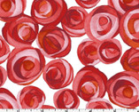 Quiltlandia - Bevy of Roses Red White by Kathleen Deggendorfer from Maywood Studio Fabric