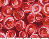 Quiltlandia - Bevy of Roses Red Burgundy by Kathleen Deggendorfer from Maywood Studio Fabric