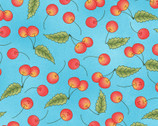 Back Porch Celebration - Cherries Blue by Meg Hawkey from Maywood Studio Fabric