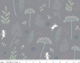 Fairy Edith - Wildflowers Gray by Amanda Castor from Riley Blake Fabric