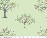 Fairy Edith - Maim Green Tree Sparkle by Amanda Castor from Riley Blake Fabric