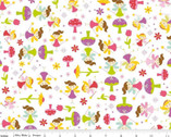 Fairy Garden - Toss White by Lori Whitlock from Riley Blake Fabric