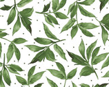 Prose - Leaves White from Maywood Studio Fabric