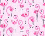 Flamingo Beach - Flamingos Pink by Chelsea DesignWorks from Studio E Fabrics