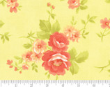 Chantilly - Flowers Rose Toss Sprout by Fig Tree Quilts from Moda Fabrics