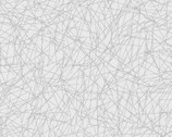 Cream and Sugar IX - Geometric Lines Grey from Studio E Fabrics