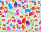 Sweet Tooth - Popsicles Blueberry Blue by Mary Lake-Thompson from Robert Kaufman Fabrics