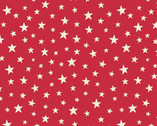 Christmas Glow - Stars Red Glow In The Dark from Lewis and Irene Fabric