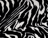 Blizzard BRUSHED FLEECE - Zebra Print from David Textiles Fabrics
