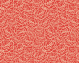 Madison - Packed Floral Red from 3 Wishes Fabric