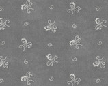 Heritage Woolies FLANNEL - Little Fancy Grey from Maywood Studio Fabric