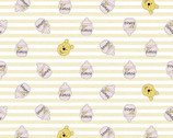 Winnie the Pooh - Pooh Hunny  Stripe from Springs Creative Fabric