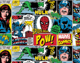 Avengers FLANNEL - Action All Around Comic from Camelot Fabrics