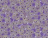 Under the Australian Sun Metallic - Floral Purple from The Textile Pantry