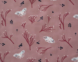Dreamer - Lullaby Wood Rose POPLIN by Jenny Ronen from Birch Fabrics