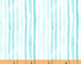 Love Letters - Watercolor Stripes Aqua Blue by Shannon Christensen from Windham Fabrics