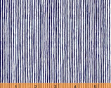 Sweet Oak - Candy Stripe Navy Blue by Striped Pear Studio from Windham Fabrics