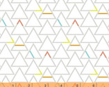 Good Vibes Only - Triangles White by Shayla Wolf from Windham Fabrics