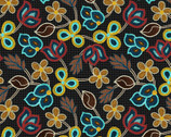 Northwest Territory - Embroidered Petals from Four Seasons Fabric