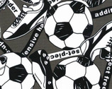 Mono Sports - Football Soccer OXFORD from Kokka Fabric