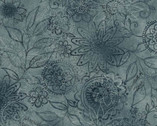 Best of Days - Wall Flower Blue from Henry Glass Fabric