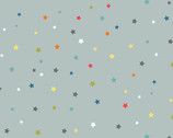Outer Space - Multi Star Grey from Makower UK  Fabric