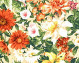 Princess Passion - Flowers on Peach Pink from EE Schenck Fabric