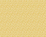 Nana’s Flower Garden - Floral Vine Monotone Yellow Mustard from Andover Fabrics