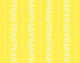 Somerset - Floral Stripe Yellow from Benartex Fabrics