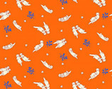 Otter Romp - Swimming Otters Orange from Paintbrush Studio Fabrics