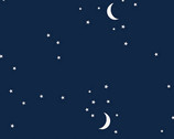 Moon and Stars - Navy from Andover Fabrics