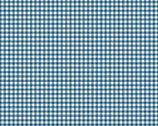 French Chateau - Gingham Sky Blue by Need’l Love from Andover Fabrics