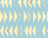 Moongate - Launch Triangles Blue by Christina Cameli from Maywood Studio Fabric