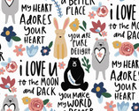 Sweet Something - Character Love Quotes by Elizabeth Todd from Springs Creative Fabric