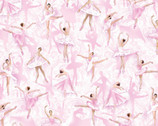 Pearl Ballet - Prima Ballerina Pink from Kanvas Studio Fabric
