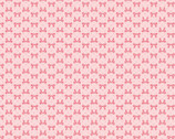 Dots and Posies - Bows Blush  Pink from Poppie Cotton Fabric