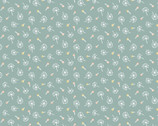 Woodland Songbirds - Dandelion Fluffs Teal by Sheri McCulley from Poppie Cotton Fabric