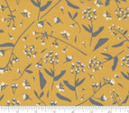 Through The Woods - Floral Sprigs Golden Yellow by Sweetfire Road from Moda Fabrics