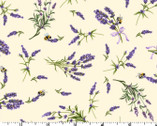 Lavender Sachet - Little Lavender Cream from Maywood Studio Fabric