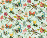Be The Light - Garden of Light Allover Lt Turquoise by Kelly Rae Roberts from Benartex Fabrics