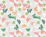 Orangie - Butterflies Harbor by Caitlin Collection from Dear Stella Fabric