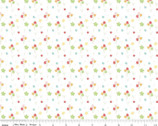 Strawberry Honey - Flowers White by Gracey Larson from Riley Blake Fabric