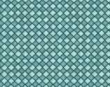 Happiness is Homemade - Checkers Turquoise by Kris Lammers from Maywood Studio Fabric