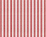 Farm House - Country Stripe Red by Danielle Murray from Springs Creative Fabric