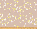 Far Far Away 3 - Mushrooms Taupe by Heather Ross from Windham Fabrics