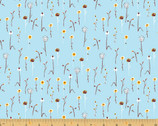 Far Far Away 3 - Wildflowers Light Blue by Heather Ross from Windham Fabrics