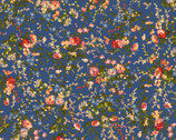 Belle Epoque - Medium Floral Navy Blue from Maywood Studio Fabric
